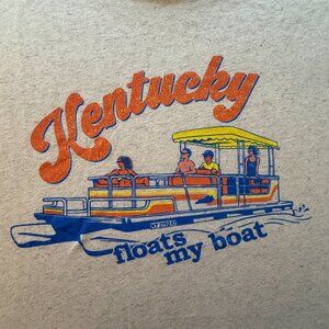 Kentucky Floats My Boat Pontoon Tee - Size M